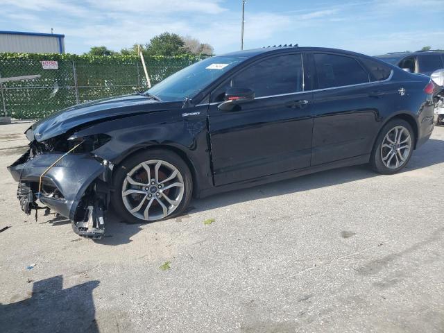 FORD FUSION S 2017 with VIN 3FA6P0G72HR145695 - Photo from auction