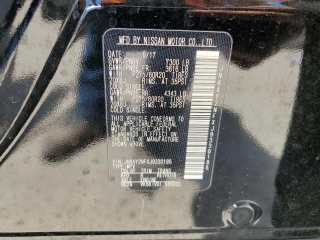 Photo 14 from auction – 2018 NISSAN ARMADA PLA with VIN JN8AY2NFXJ9330185