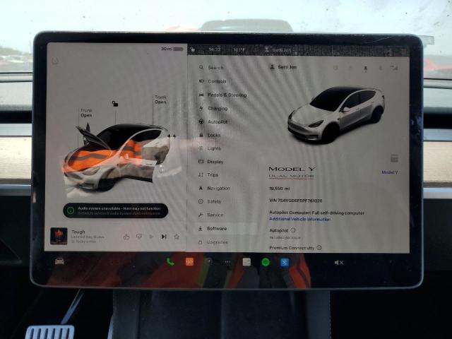 Photo 9 from auction – 2023 TESLA MODEL Y with VIN 7SAYGDEF5PF761026