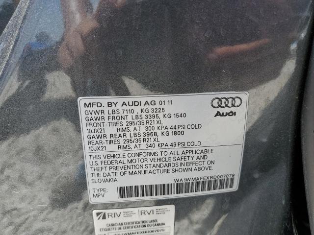 Photo 14 from auction – 2011 AUDI Q7 PRESTIG with VIN WA1WMAFEXBD007079