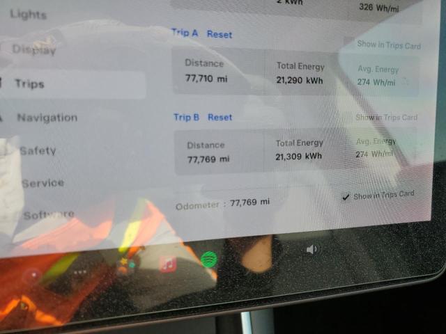Photo 9 from auction – 2021 TESLA MODEL Y with VIN 5YJYGDEE4MF086642