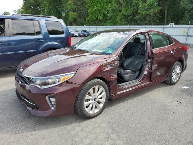 KIA OPTIMA EX 2018 with VIN 5XXGU4L33JG210107 - Photo from auction