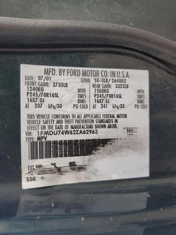 Photo 14 from auction – 2002 FORD EXPLORER E with VIN 1FMDU74W62ZA62963
