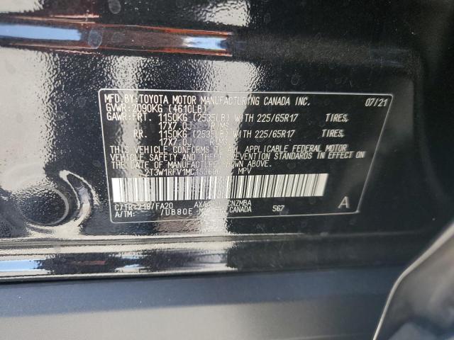 Photo 14 from auction – 2021 TOYOTA RAV4 XLE with VIN 2T3W1RFV1MC153696