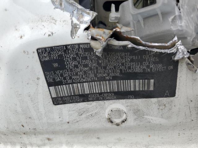 Photo 14 from auction – 2011 TOYOTA RAV4 with VIN 2T3BF4DV5BW096114