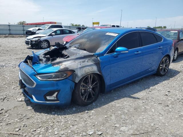 FORD FUSION TIT 2019 with VIN 3FA6P0K96KR153802 - Photo from auction
