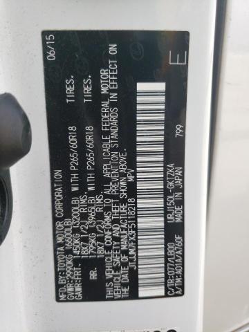 Photo 14 from auction – 2015 LEXUS GX 460 PRE with VIN JTJJM7FX3F5118218