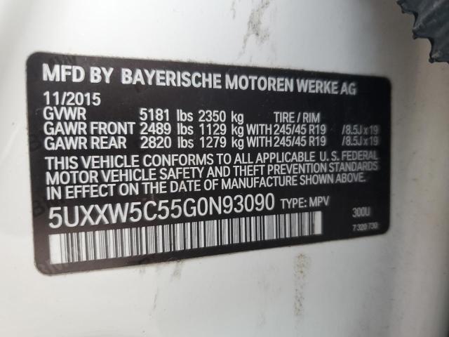 Photo 14 from auction – 2016 BMW X4 XDRIVE3 with VIN 5UXXW5C55G0N93090