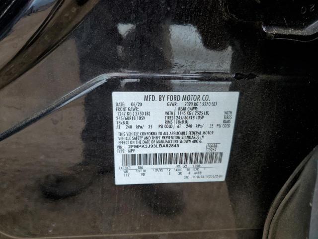 Photo 14 from auction – 2020 FORD EDGE SEL with VIN 2FMPK3J93LBA82845