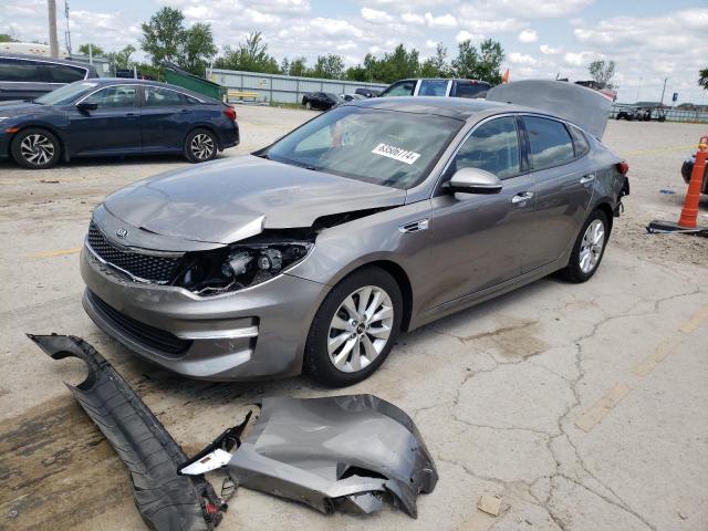 KIA OPTIMA EX 2017 with VIN 5XXGU4L3XHG151017 - Photo from auction