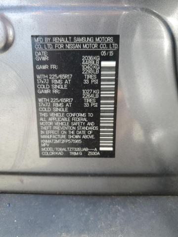 Photo 14 from auction – 2015 NISSAN ROGUE S with VIN KNMAT2MT2FP571985