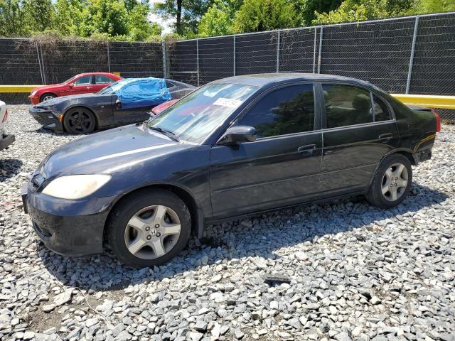 HONDA CIVIC EX 2005 with VIN 2HGES26895H567496 - Photo from auction