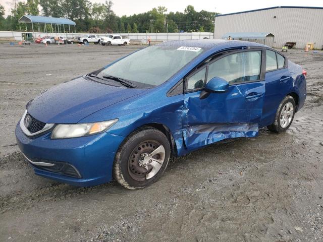 HONDA CIVIC LX 2013 with VIN 19XFB2F5XDE004864 - Photo from auction