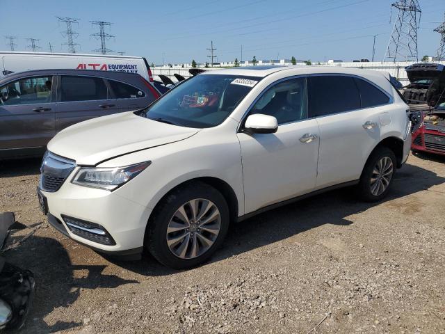 ACURA MDX TECHNO 2014 with VIN 5FRYD4H44EB022905 - Photo from auction