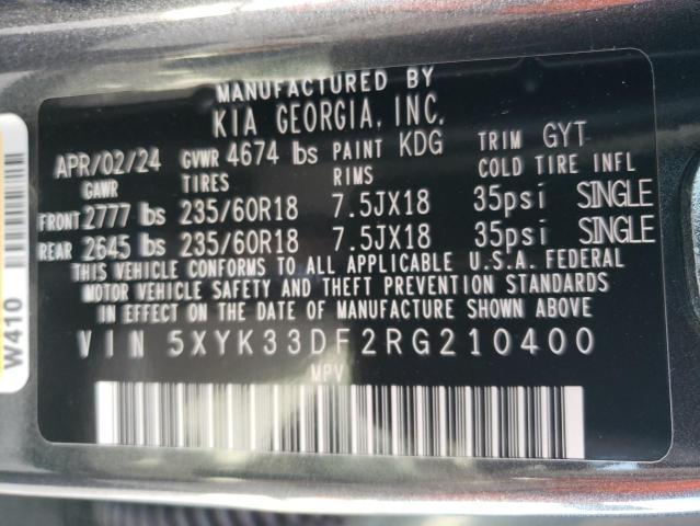 Photo 14 from auction – 2024 KIA SPORTAGE E with VIN 5XYK33DF2RG210400