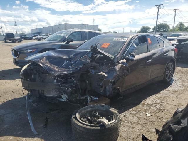 INFINITI Q50 BASE 2014 with VIN JN1BV7AR0EM695597 - Photo from auction