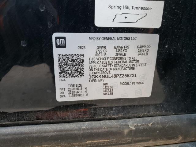 Photo 14 from auction – 2023 GMC ACADIA SLT with VIN 1GKKNUL48PZ256221