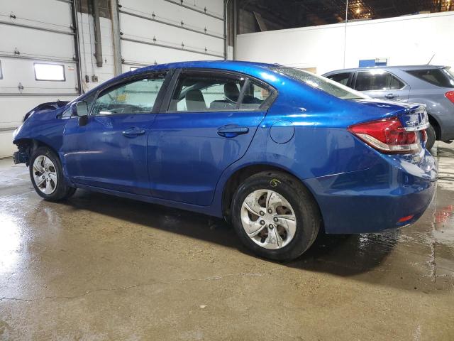 Photo 2 from auction – 2014 HONDA CIVIC LX with VIN 19XFB2F57EE059757