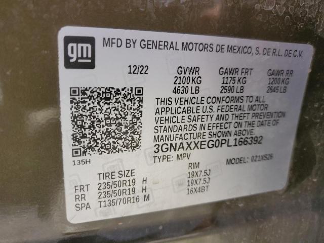 Photo 14 from auction – 2023 CHEVROLET EQUINOX PR with VIN 3GNAXXEG0PL166392