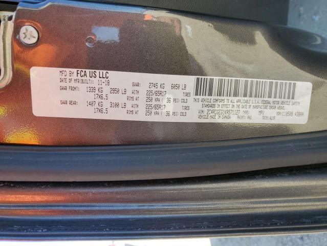 Photo 14 from auction – 2019 DODGE GRAND CARA with VIN 2C4RDGEG1KR571127