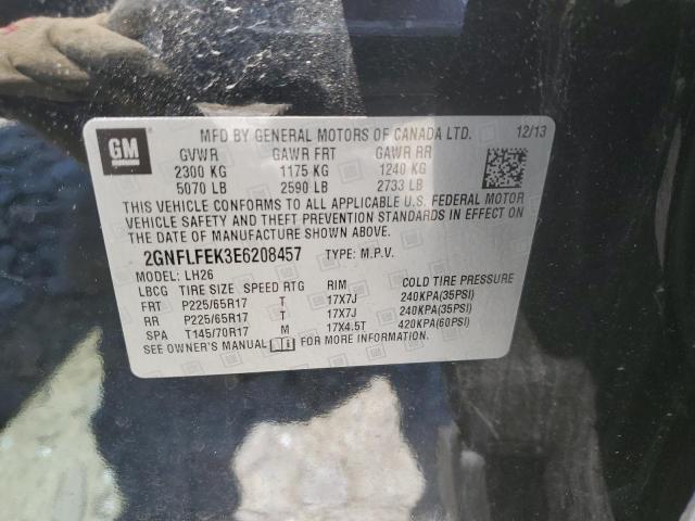 Photo 14 from auction – 2014 CHEVROLET EQUINOX LT with VIN 2GNFLFEK3E6208457