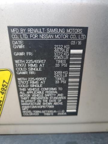 Photo 14 from auction – 2016 NISSAN ROGUE S with VIN KNMAT2MV4GP677969