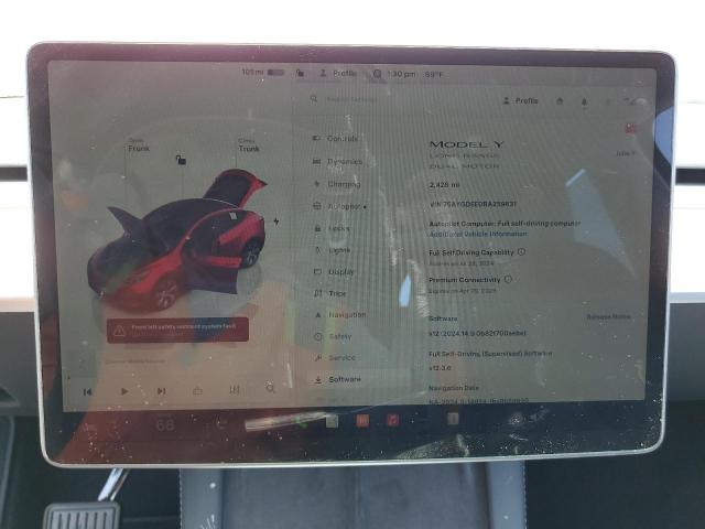Photo 9 from auction – 2024 TESLA MODEL Y with VIN 7SAYGDEE0RA259631