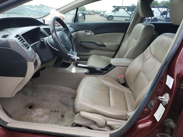 Photo 7 from auction – 2012 HONDA CIVIC EXL with VIN 19XFB2F91CE050634
