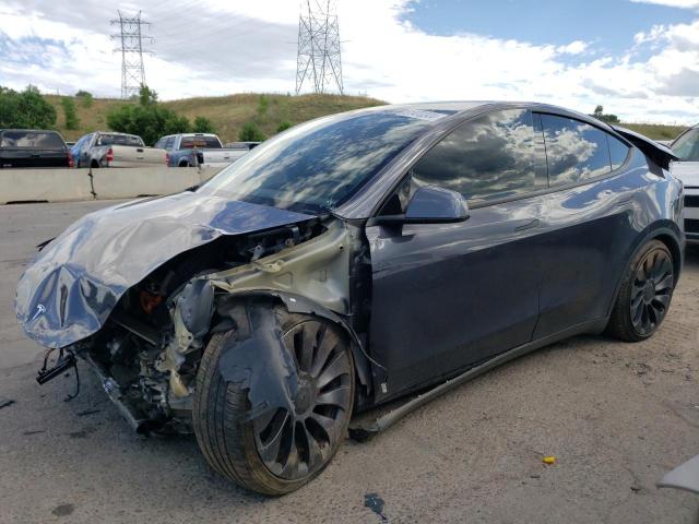 Photo 1 from auction – 2021 TESLA MODEL Y with VIN 5YJYGDEF9MF173381