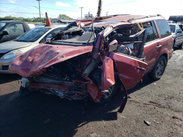 HONDA PILOT EXL 2005 with VIN 2HKYF18565H528627 - Photo from auction