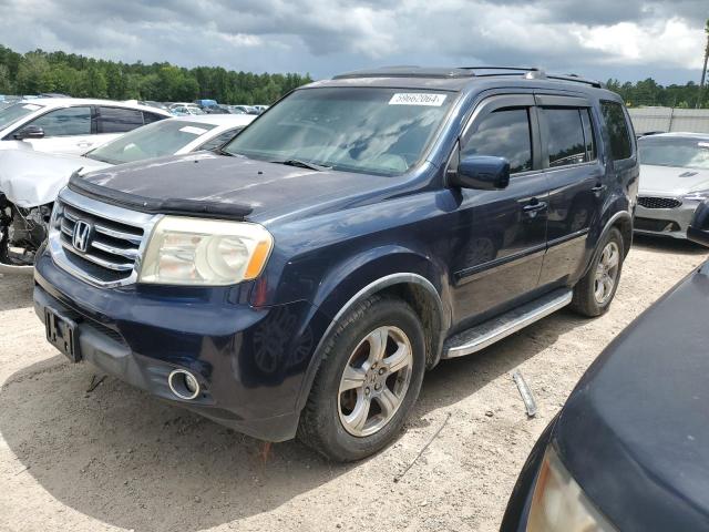 HONDA PILOT EXL 2012 with VIN 5FNYF3H5XCB009023 - Photo from auction