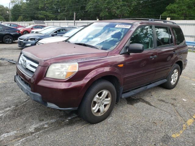 HONDA PILOT LX 2007 with VIN 5FNYF28177B047239 - Photo from auction