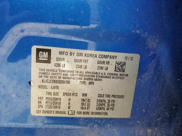 Photo 14 from auction – 2013 BUICK ENCORE with VIN KL4CJCSB9DB084186