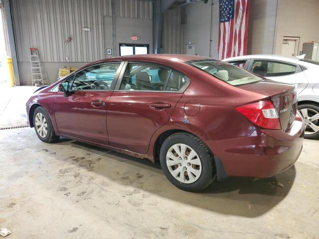Photo 2 from auction – 2012 HONDA CIVIC LX with VIN JHMFB2F58CS002945