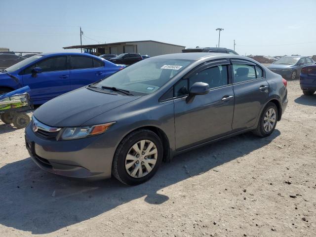 HONDA CIVIC LX 2012 with VIN 19XFB2F5XCE104607 - Photo from auction
