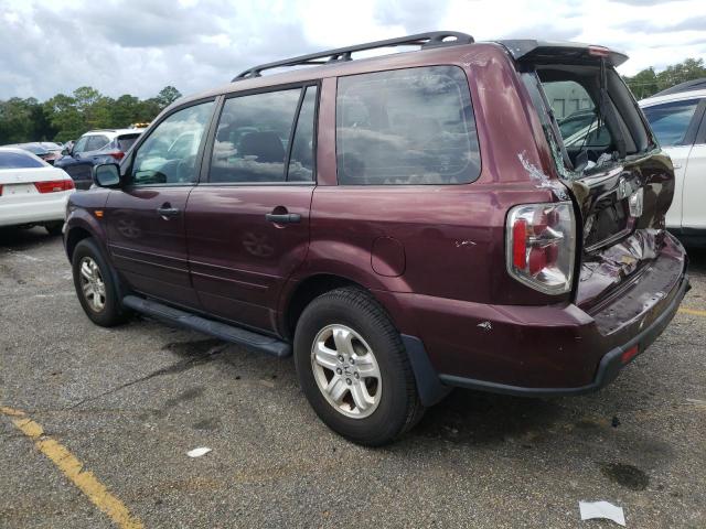Photo 2 from auction – 2007 HONDA PILOT LX with VIN 5FNYF28177B047239