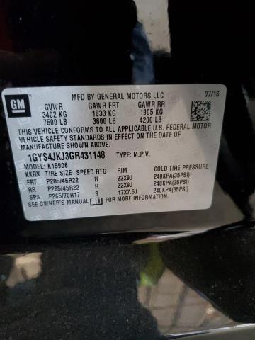 Photo 14 from auction – 2016 CADILLAC ESCALADE E with VIN 1GYS4JKJ3GR431148