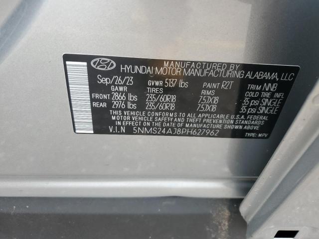 Photo 14 from auction – 2023 HYUNDAI SANTA FE S with VIN 5NMS24AJ8PH627962