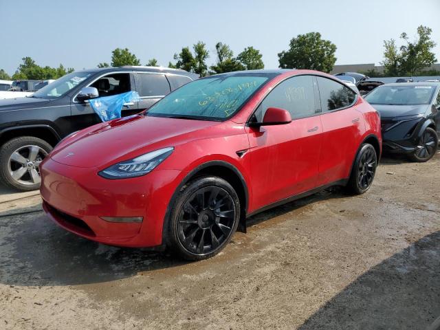 TESLA MODEL Y 2022 with VIN 7SAYGDEE0NF460877 - Photo from auction