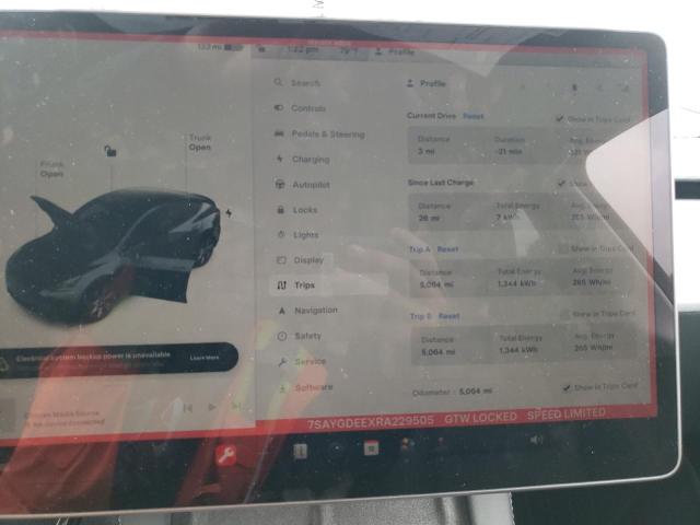 Photo 9 from auction – 2024 TESLA MODEL Y with VIN 7SAYGDEEXRA229505