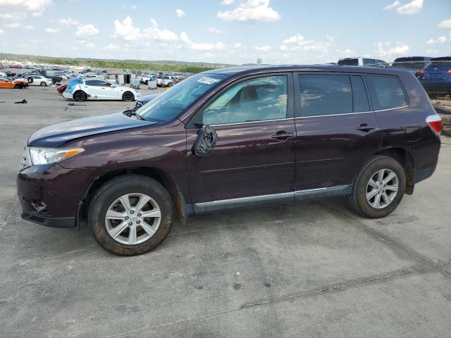 TOYOTA HIGHLANDER 2013 with VIN 5TDZK3EHXDS138651 - Photo from auction