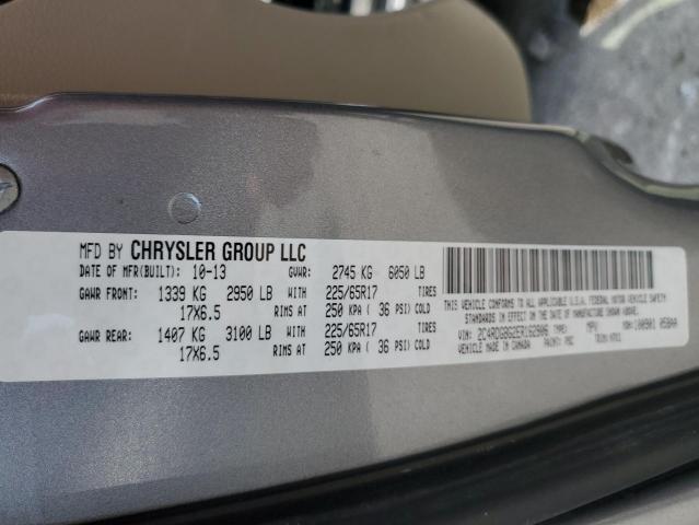 Photo 14 from auction – 2014 DODGE GRAND CARA with VIN 2C4RDGBG2ER162806