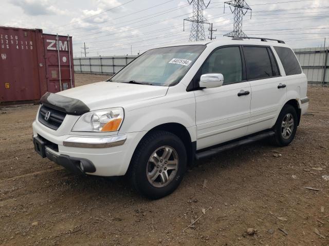 HONDA PILOT EXL 2003 with VIN 2HKYF18763H602644 - Photo from auction