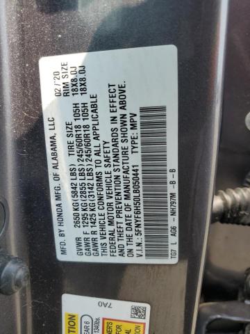 Photo 14 from auction – 2020 HONDA PILOT EXL with VIN 5FNYF6H50LB050441