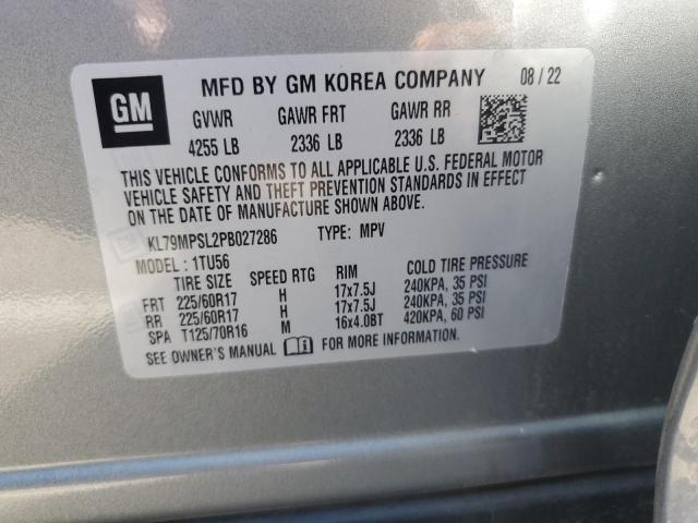 Photo 14 from auction – 2023 CHEVROLET TRAILBLAZE with VIN KL79MPSL2PB027286