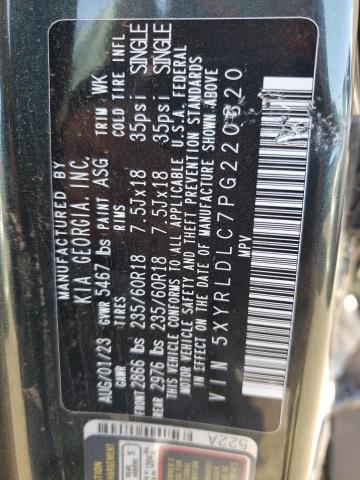 Photo 14 from auction – 2023 KIA SORENTO S with VIN 5XYRLDLC7PG220820