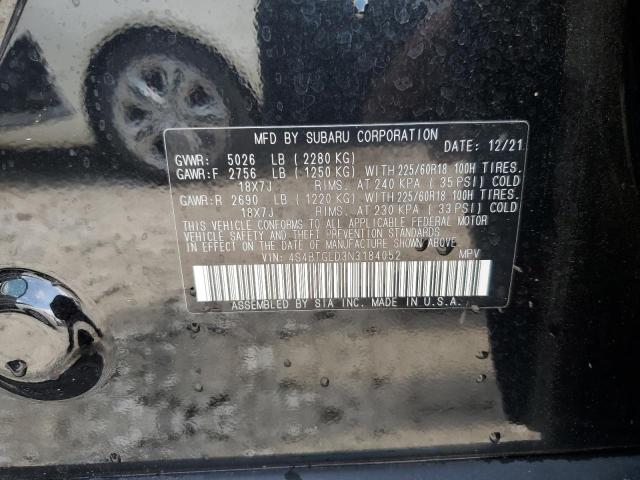 Photo 14 from auction – 2022 SUBARU OUTBACK ON with VIN 4S4BTGLD3N3184052