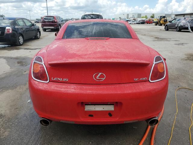 Photo 6 from auction – 2002 LEXUS SC 430 with VIN JTHFN48Y020001471