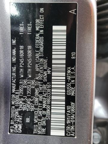 Photo 14 from auction – 2016 TOYOTA HIGHLANDER with VIN 5TDBKRFH8GS338161