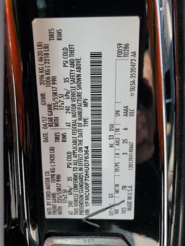 Photo 14 from auction – 2017 FORD ESCAPE S with VIN 1FMCU0F70HUD76364